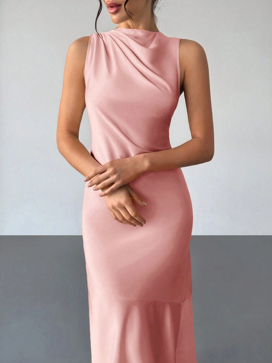 SHEIN Maxi ruha, rózsaszín