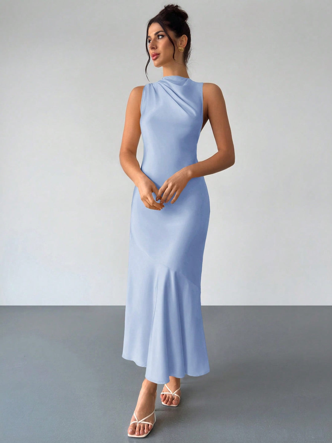 Rochie maxi SHEIN, albastru