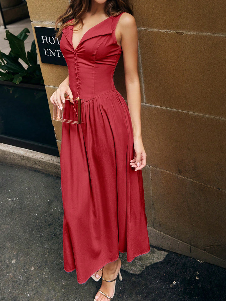 Rochie midi SHEIN, roșu