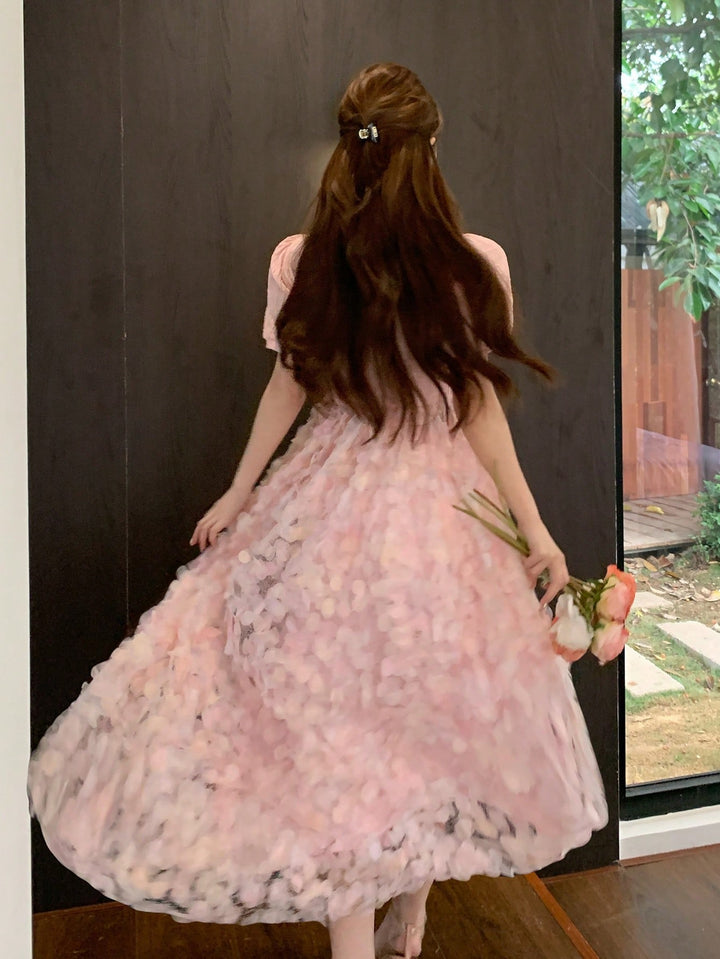 Rochie maxi Shein, mix culori