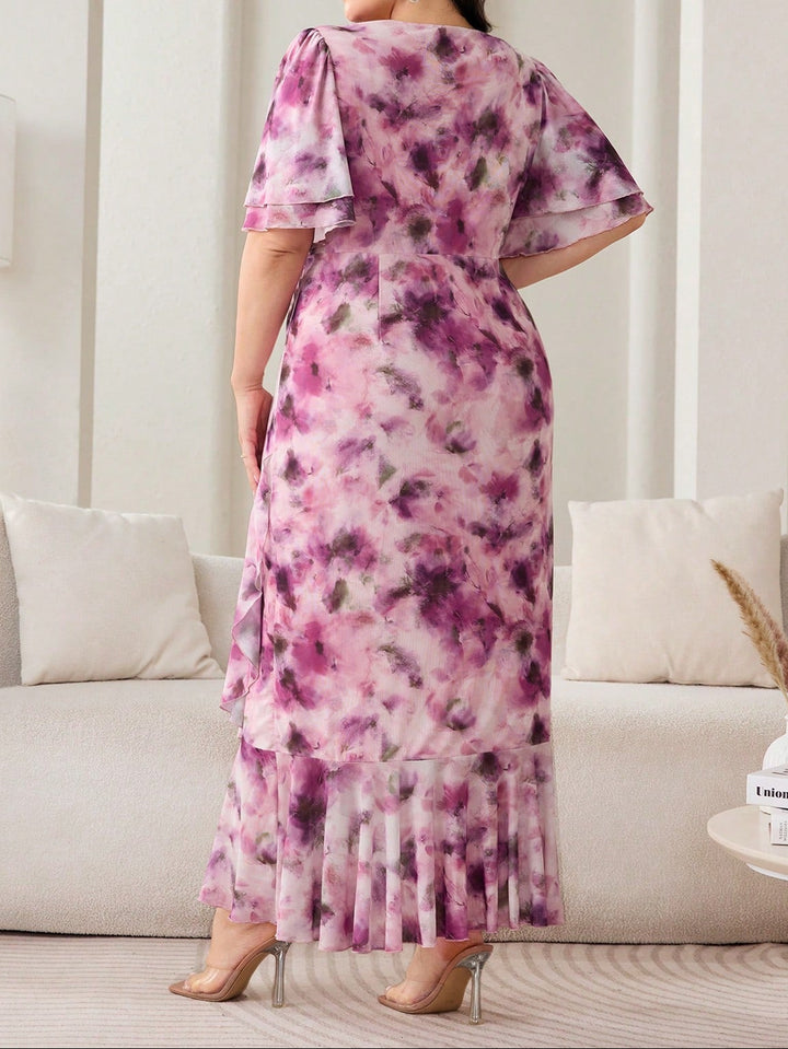 Rochie maxi SHEIN, mix culori