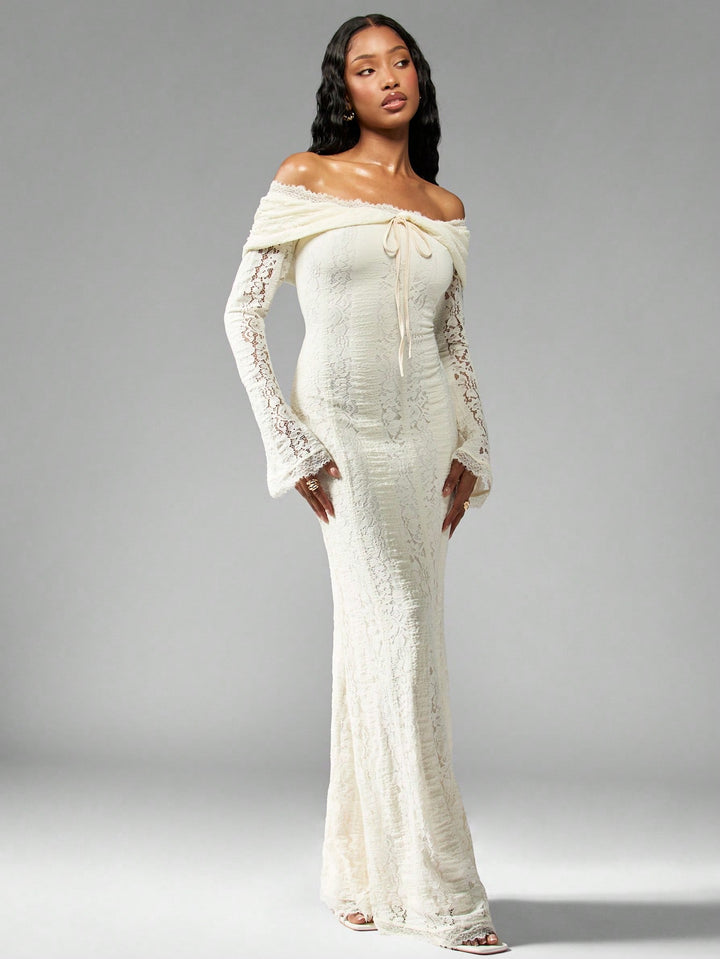 Rochie maxi SHEIN, alb