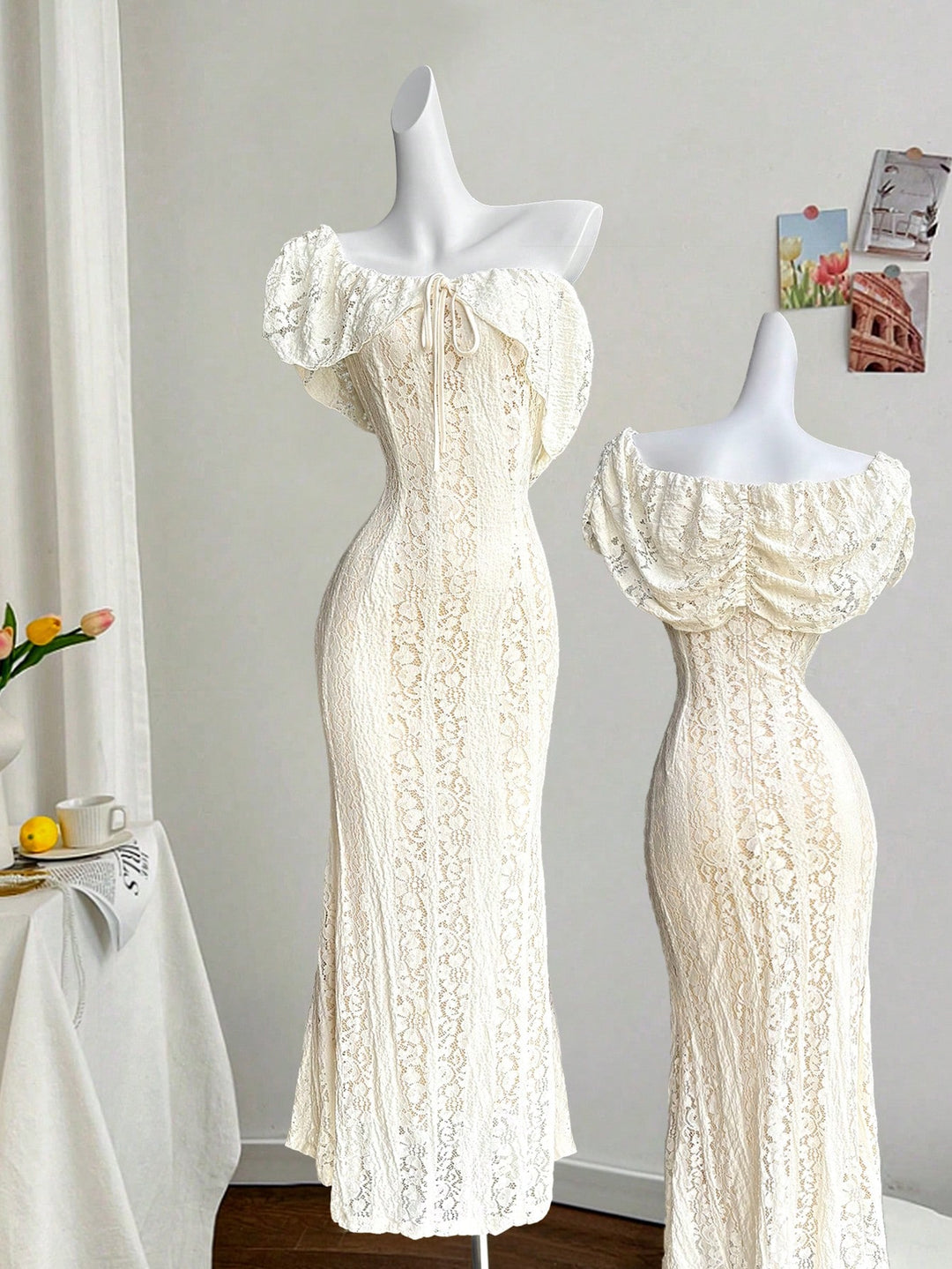 Shein maxi ruha, narancssárga