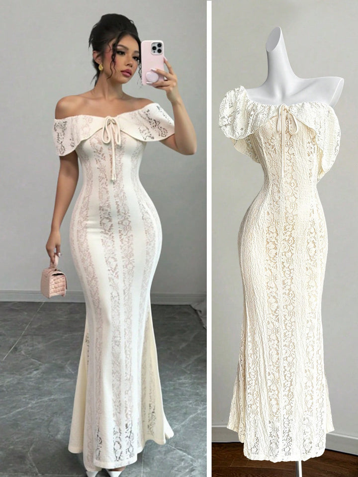 Shein maxi ruha, narancssárga