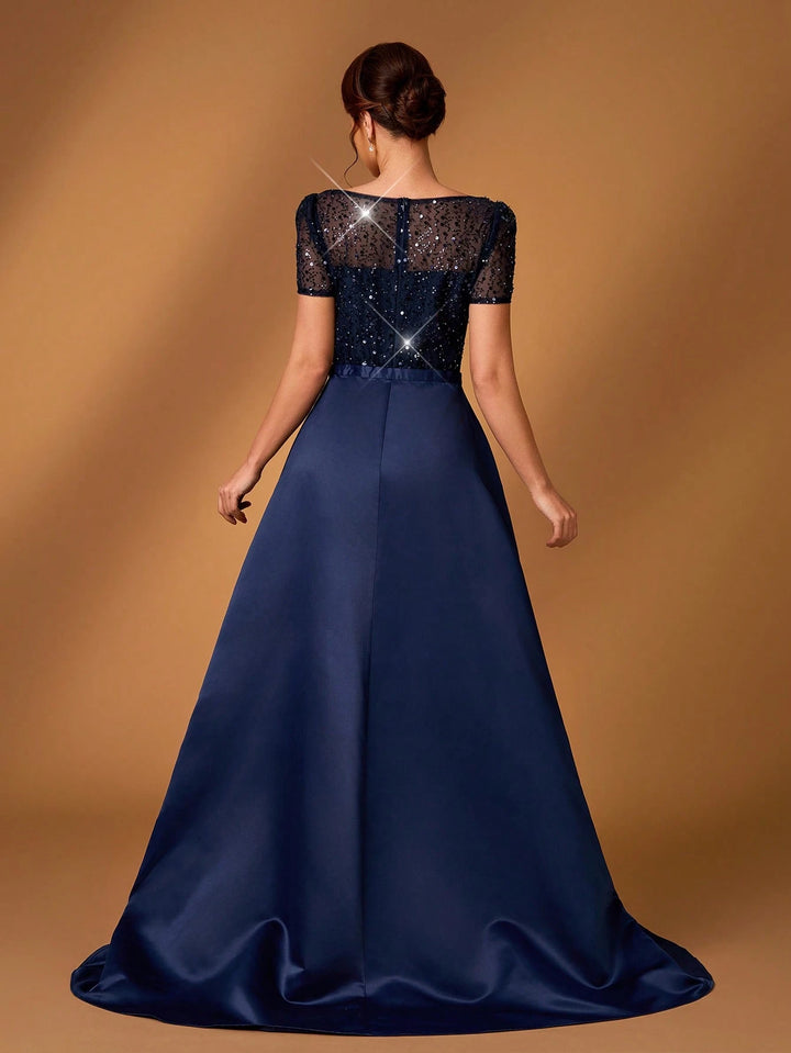 Rochie de ocazie SHEIN, albastru