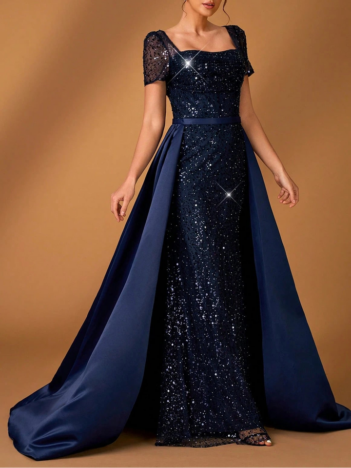Rochie de ocazie SHEIN, albastru
