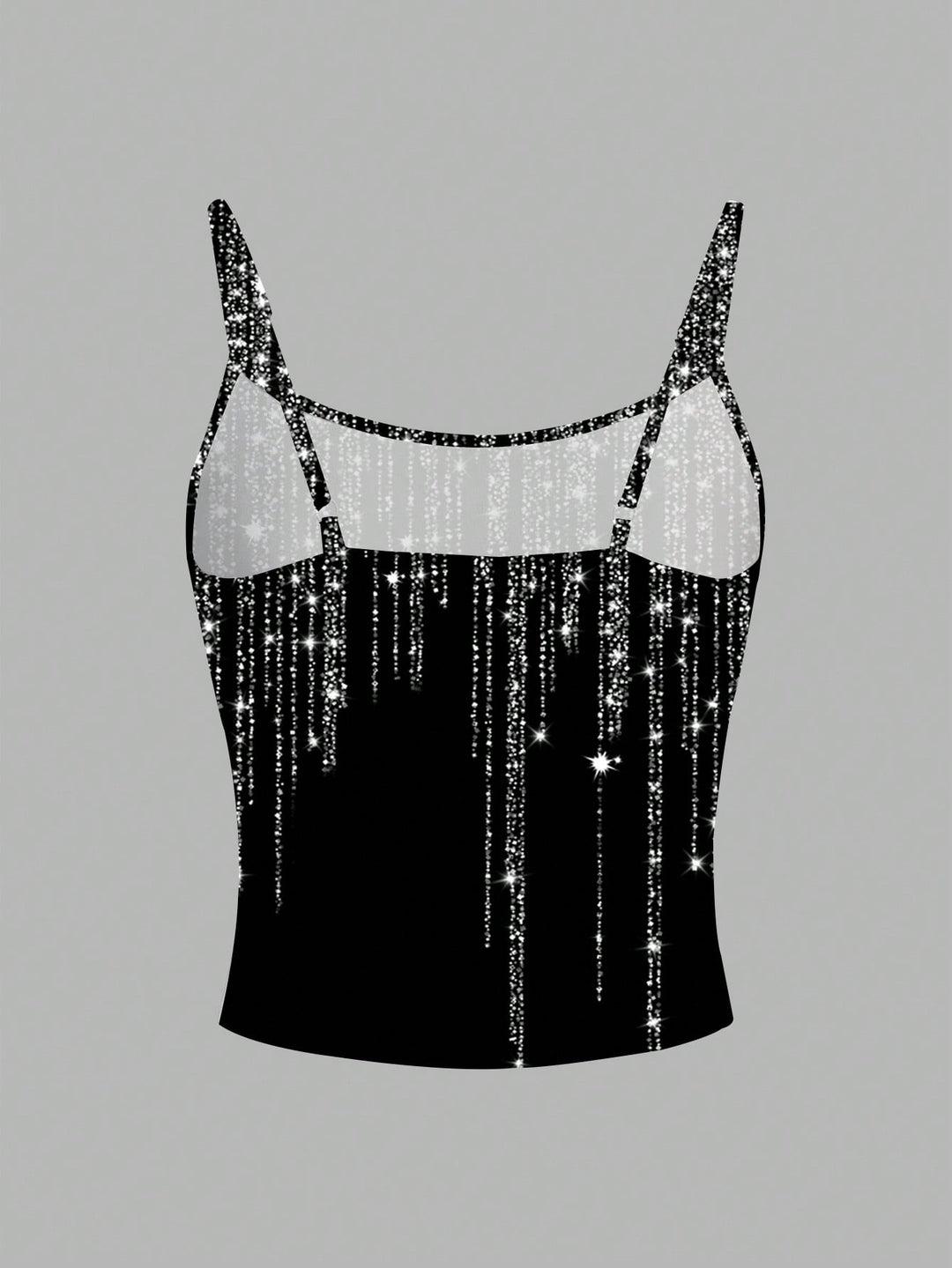 Fekete SHEIN top