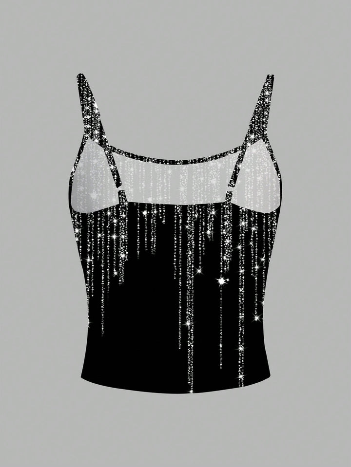 Fekete SHEIN top