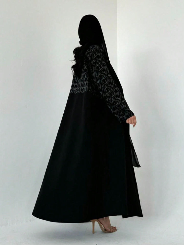 Set caftan și jalabiya SHEIN, negru