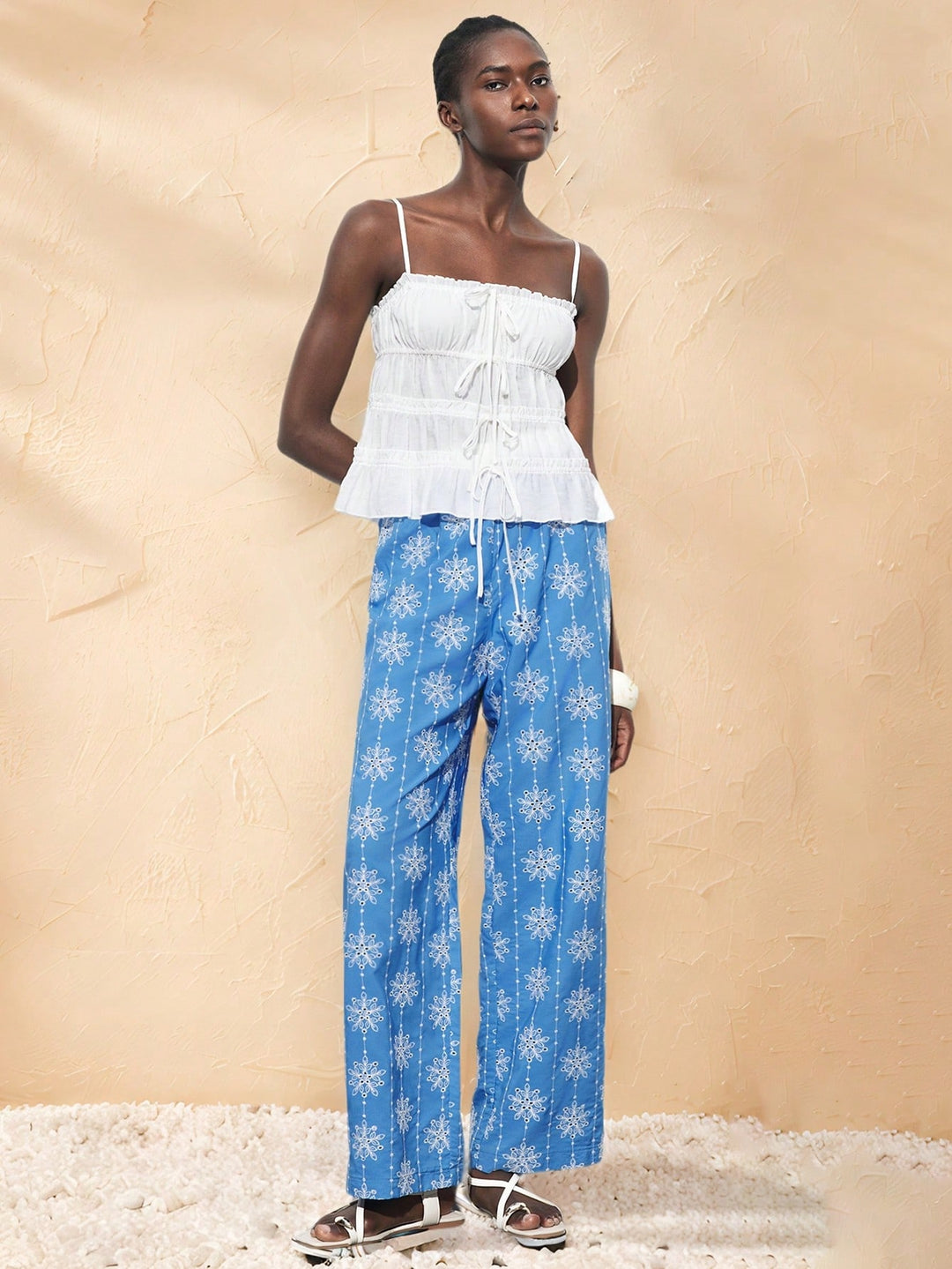 Pantaloni SHEIN, albastru