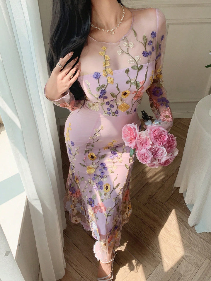 Rochie maxi SHEIN, mov