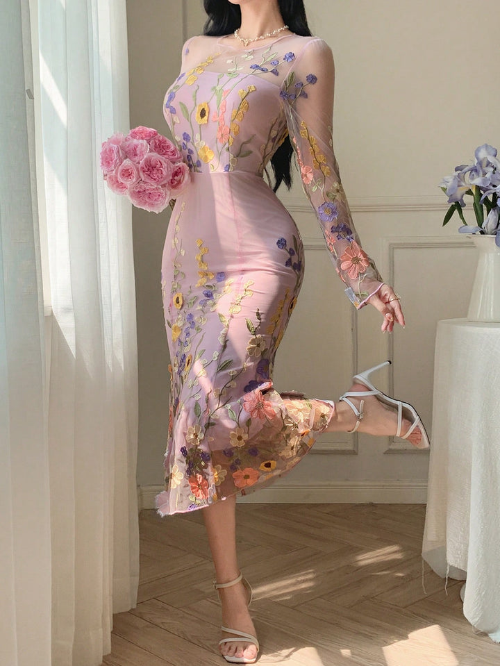 Rochie maxi SHEIN, mov