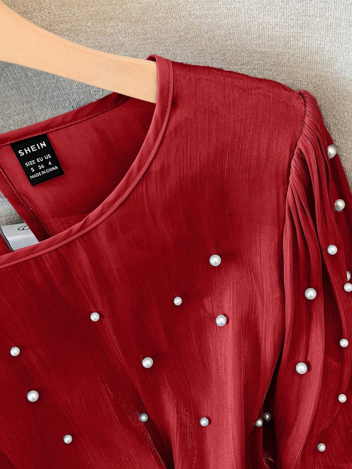 Bluza SHEIN, vișiniu