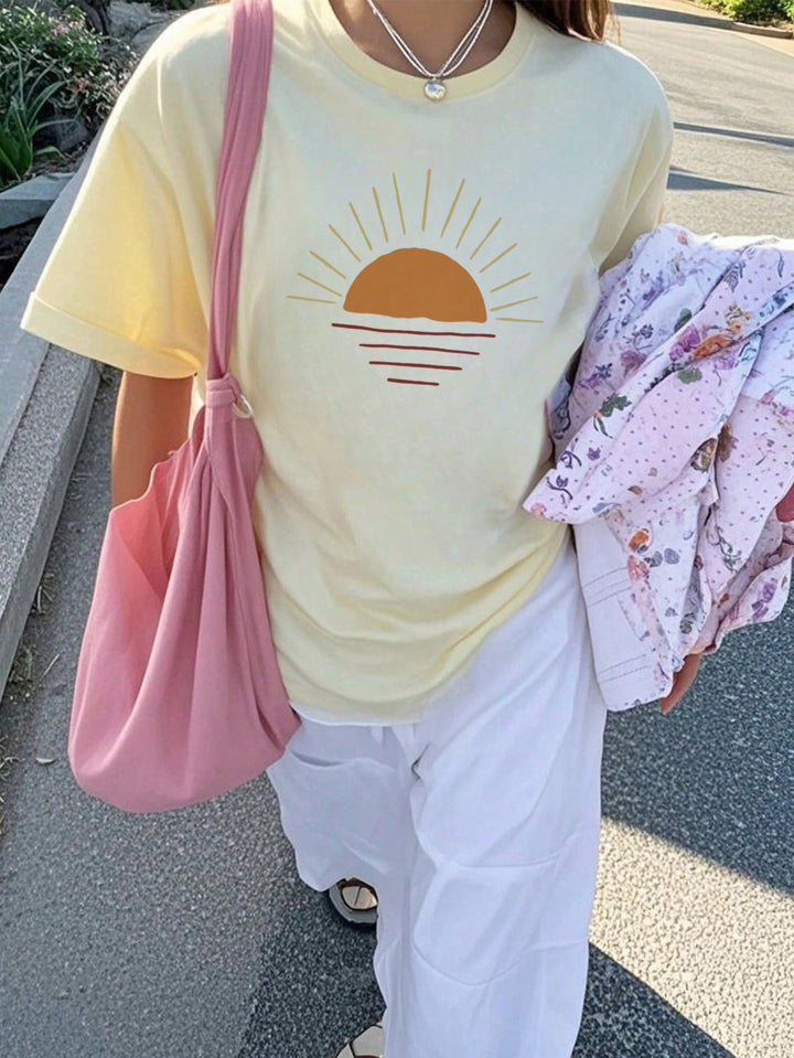 Tricou SHEIN, galben