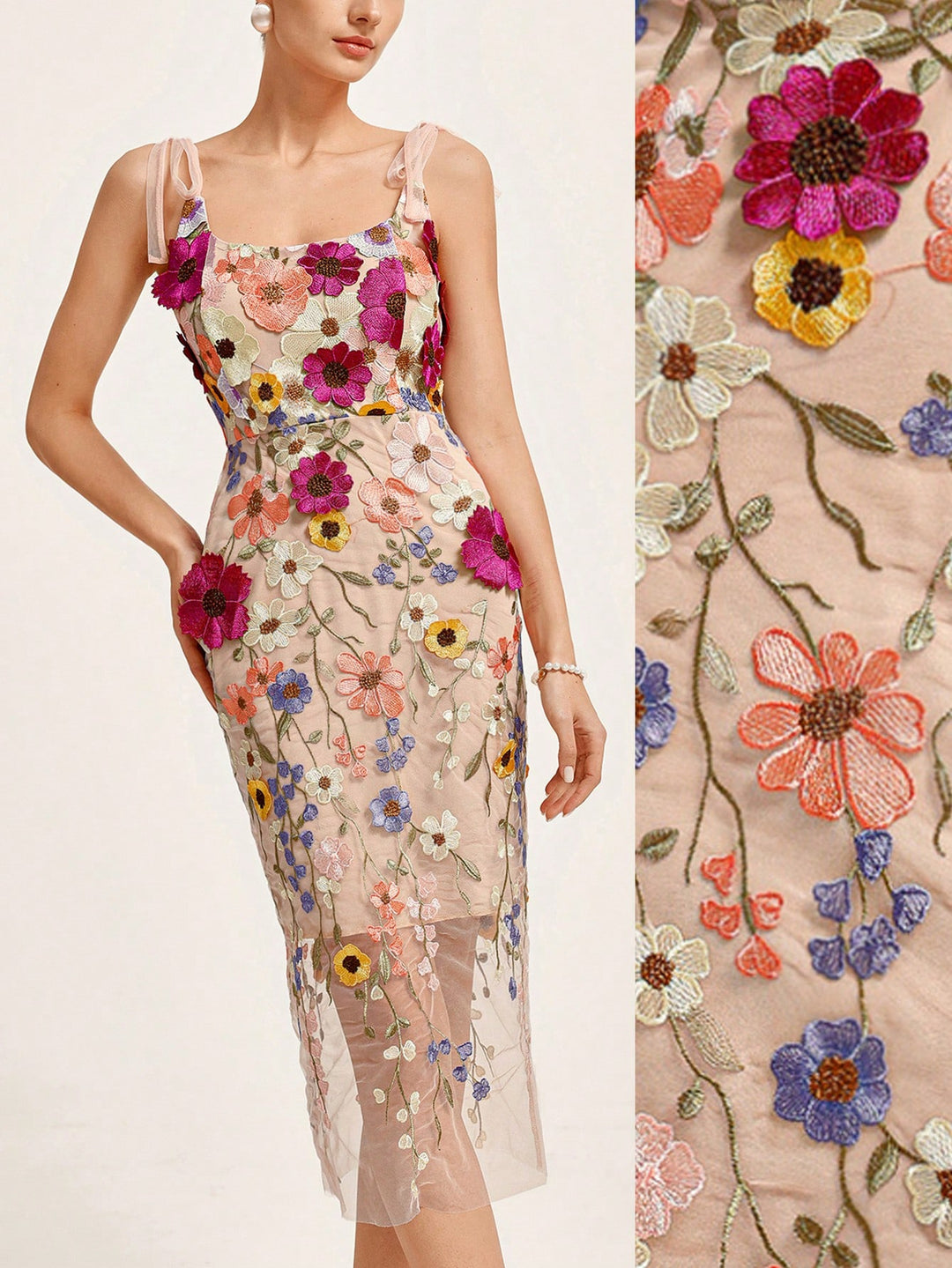 Rochie maxi SHEIN, mix culori
