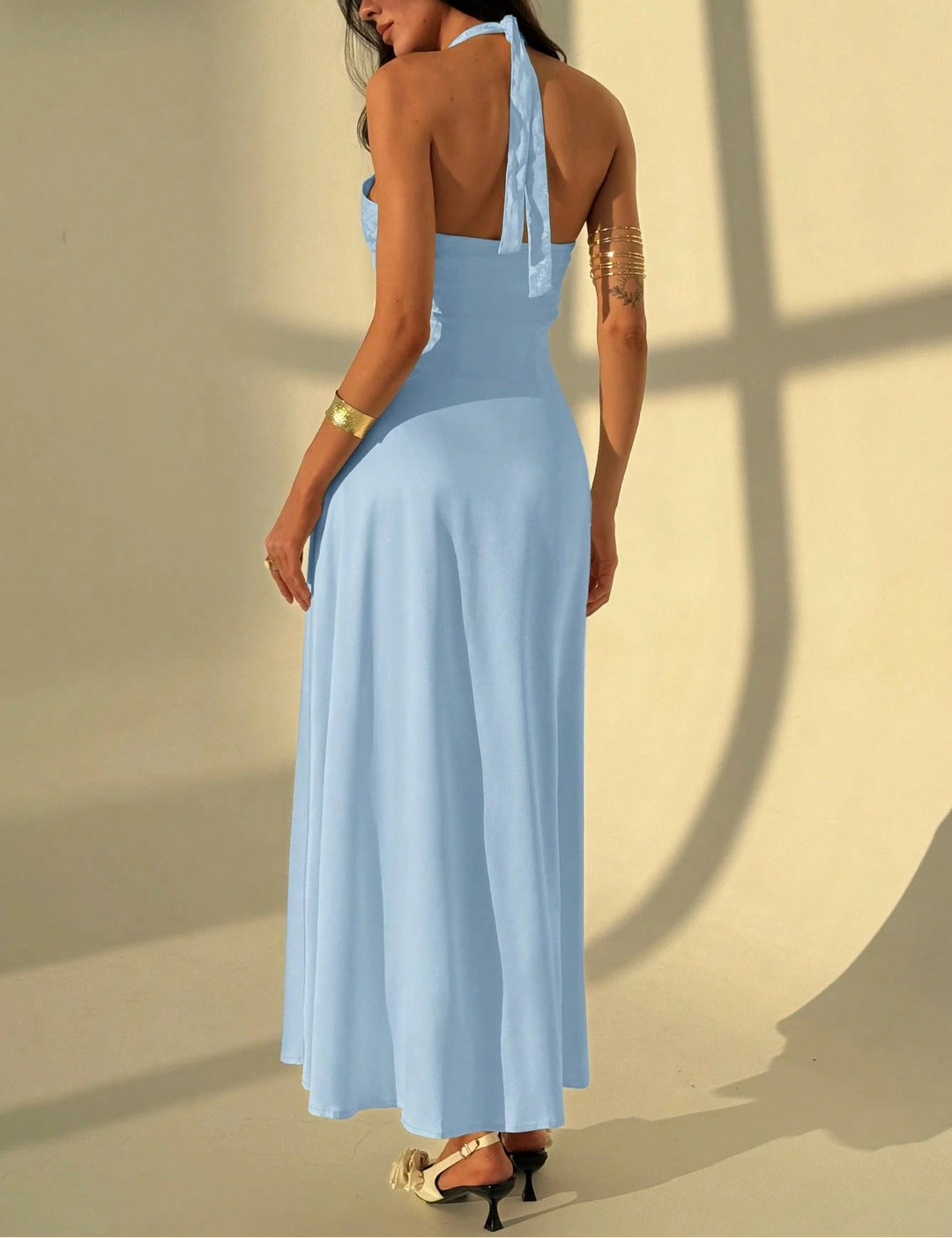 SHEIN, kék midi ruha