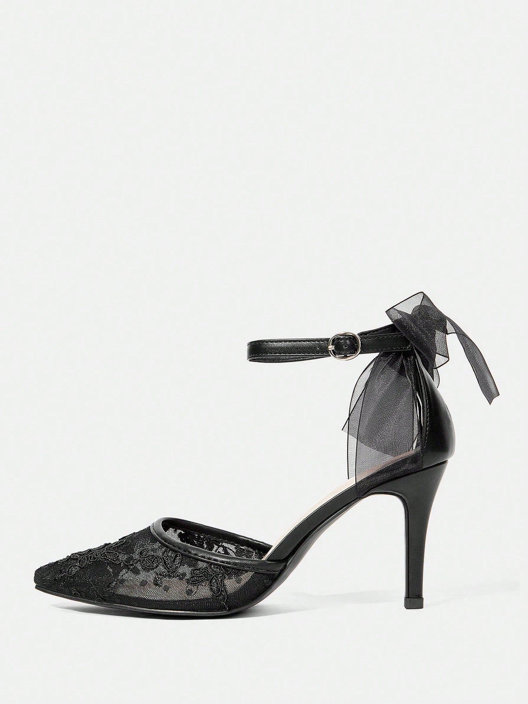 Pantofi cu toc SHEIN, negru