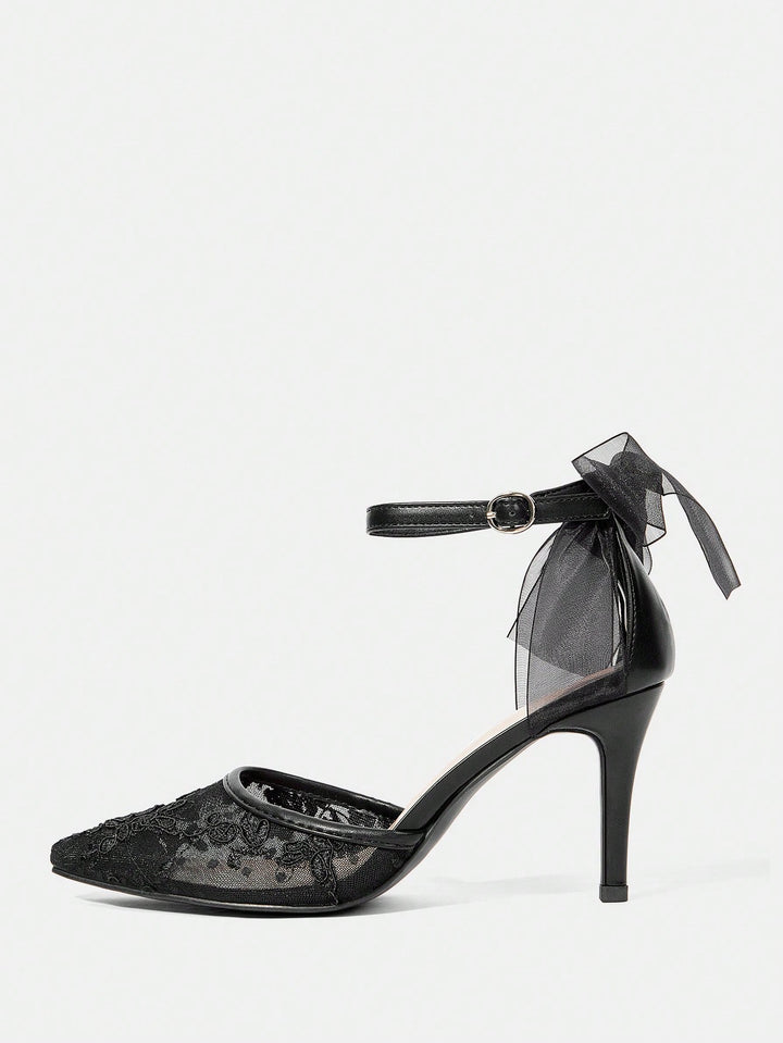 Pantofi cu toc SHEIN, negru