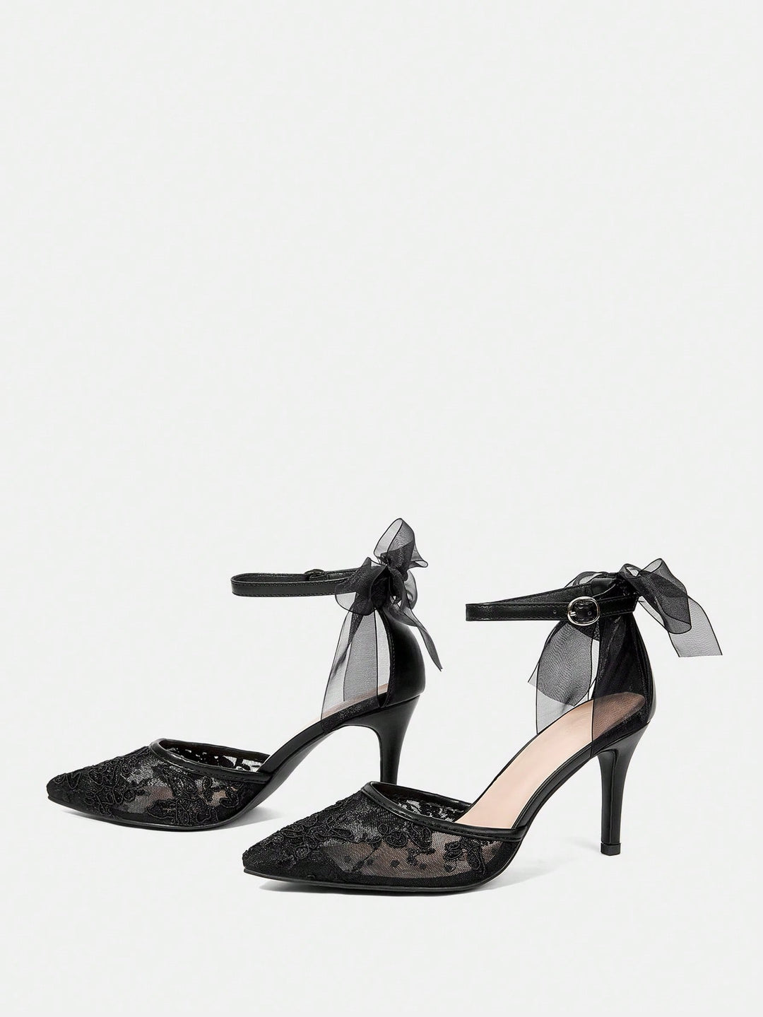 Pantofi cu toc SHEIN, negru