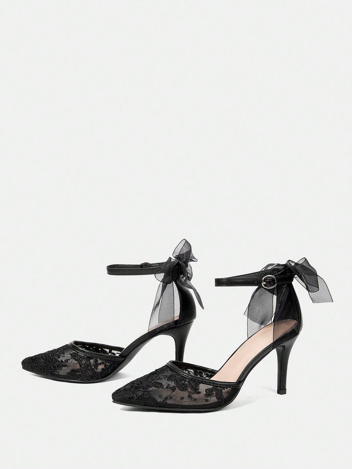 Pantofi cu toc SHEIN, negru