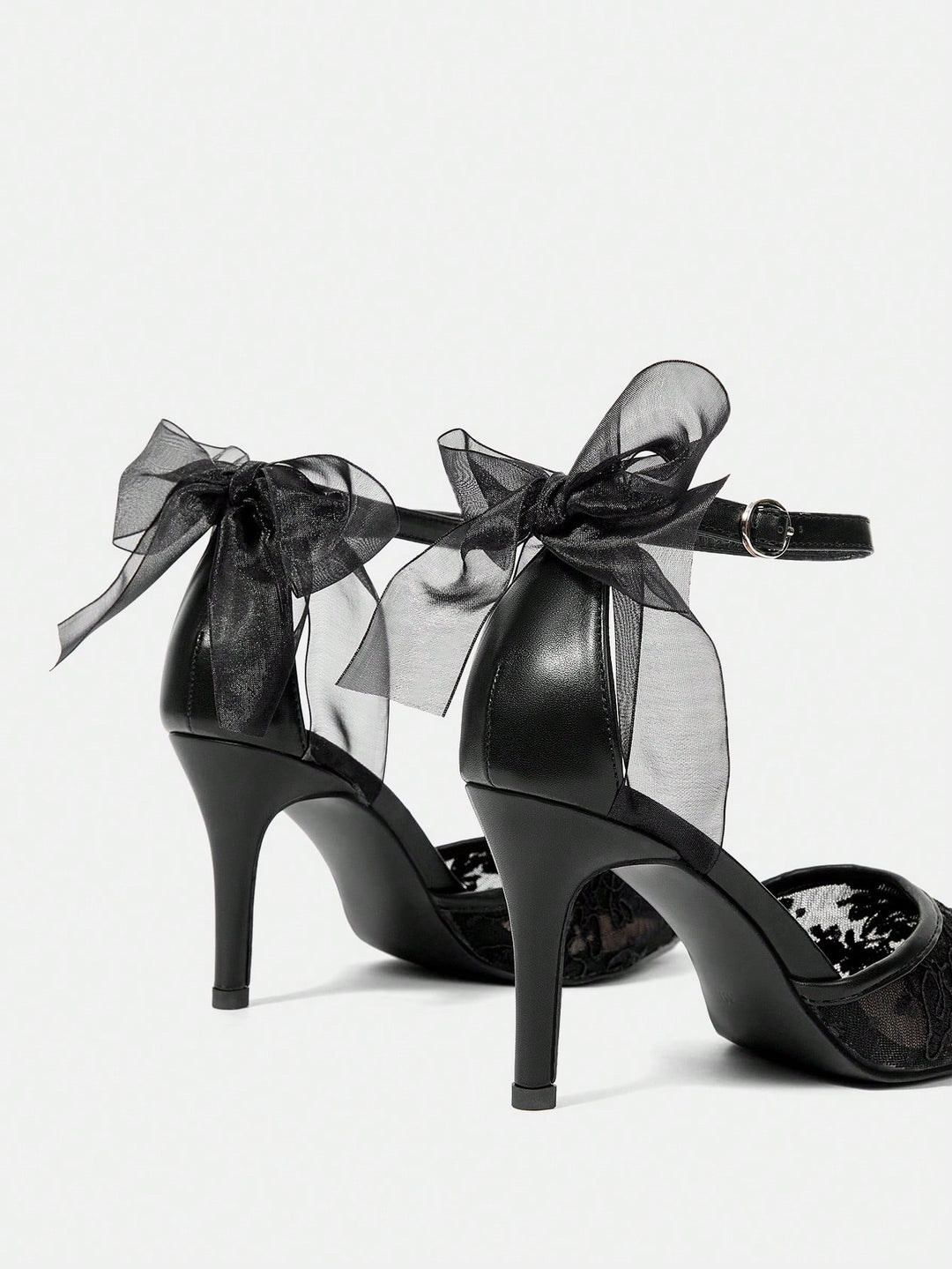 Pantofi cu toc SHEIN, negru