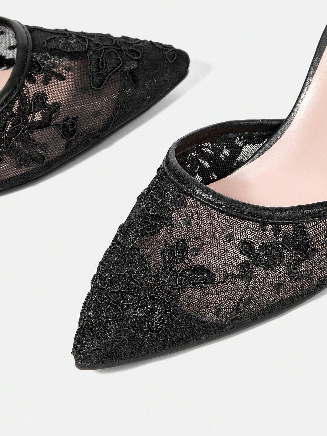 Pantofi cu toc SHEIN, negru