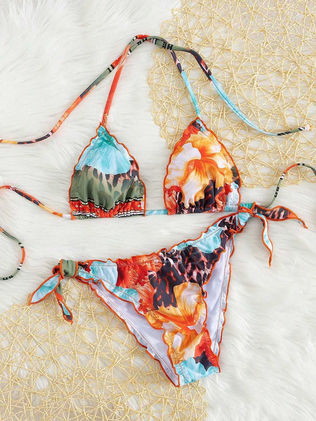 Set bikini Shein, Mix Culori