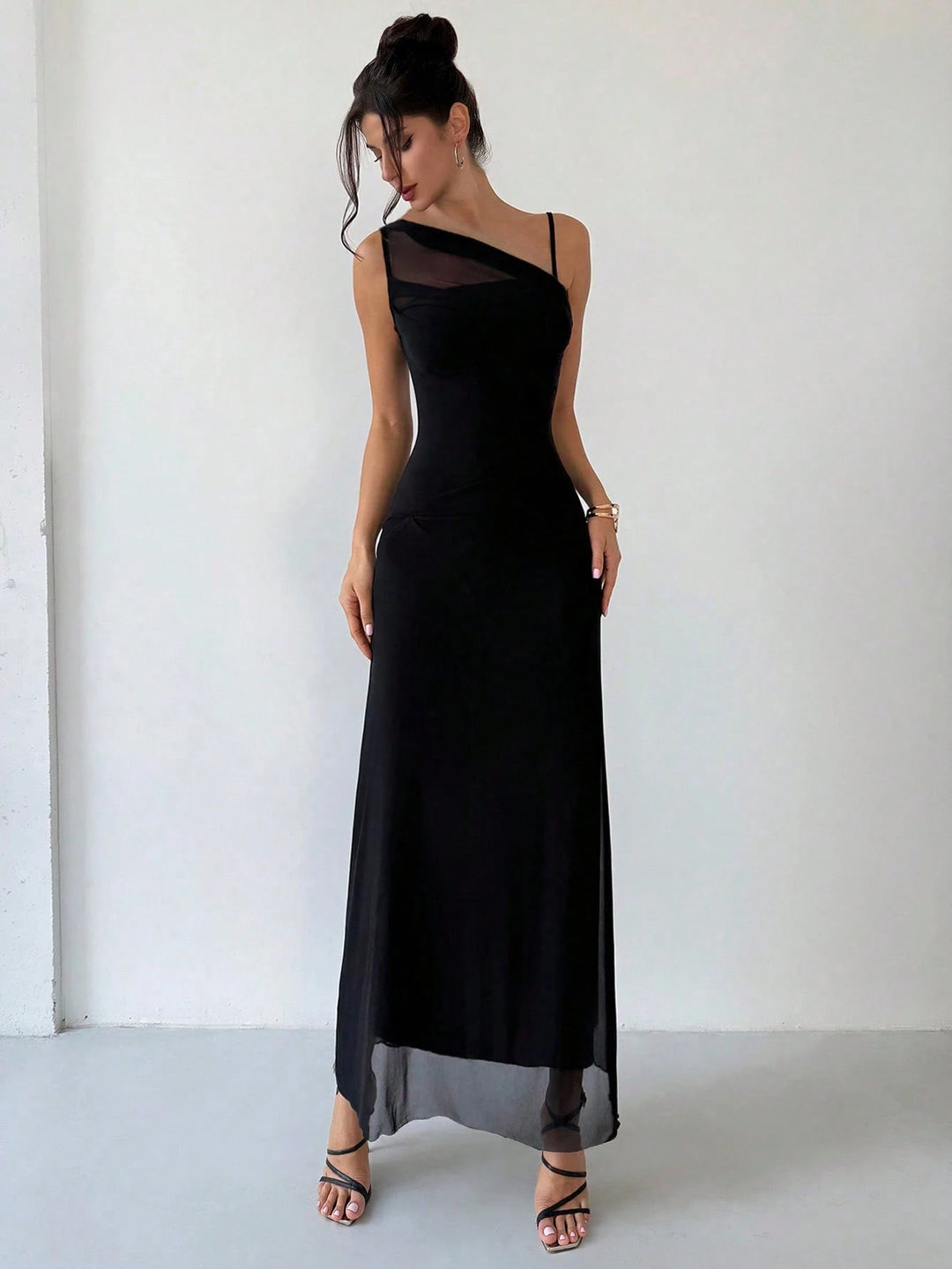 Rochie maxi SHEIN, negru