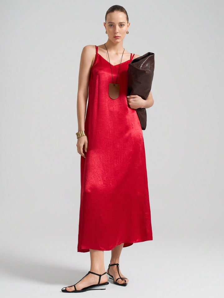 Rochie maxi SHEIN, roșu