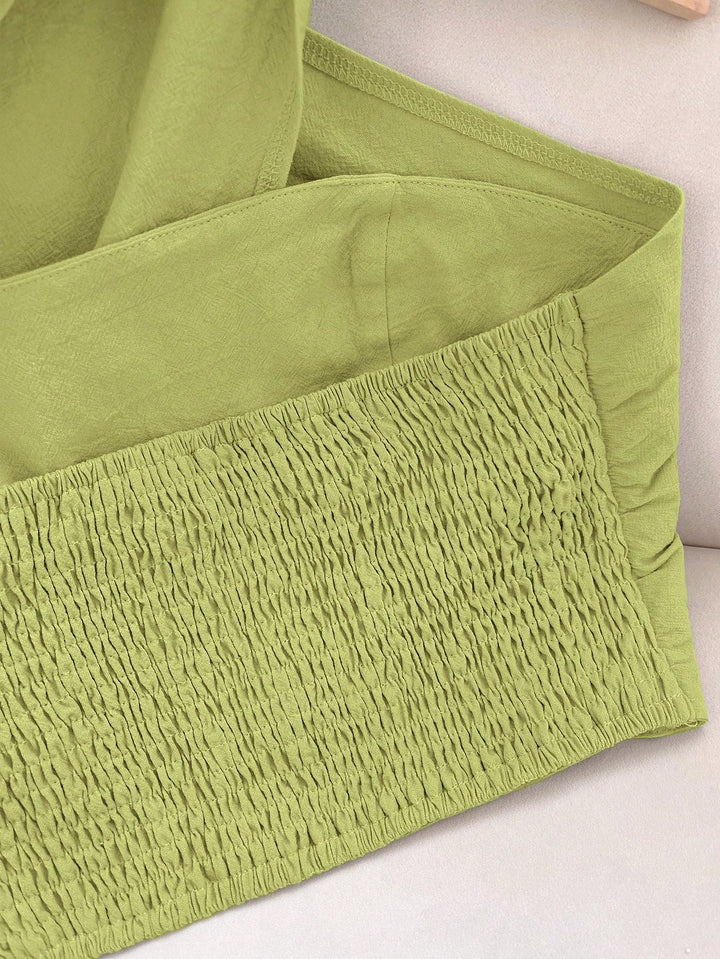 Top SHEIN, verde