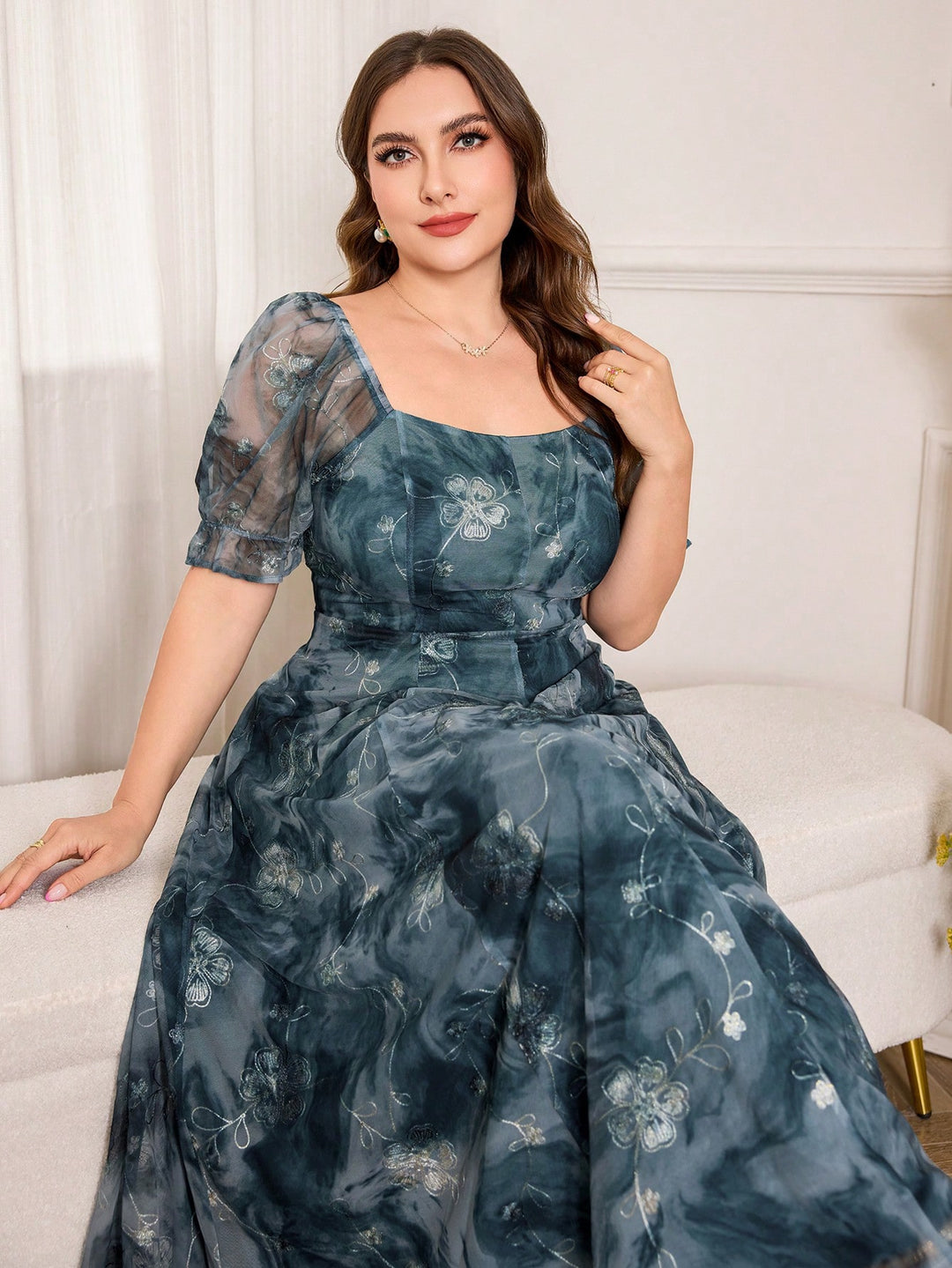Rochie maxi SHEIN, mix culori