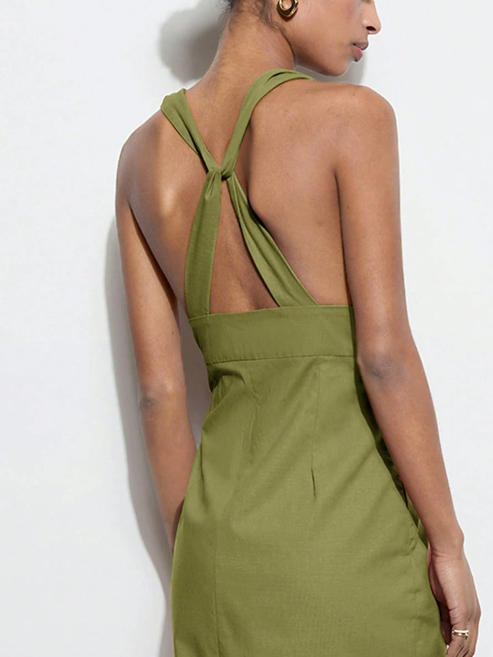 SHEIN maxi ruha, zöld