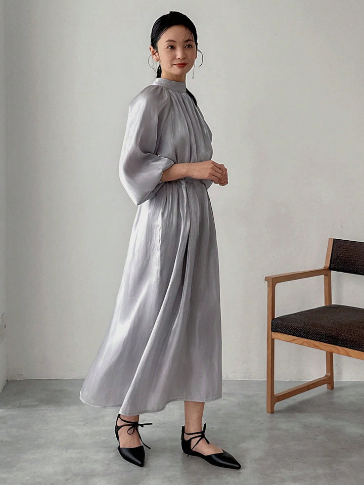 Rochie maxi SHEIN, gri