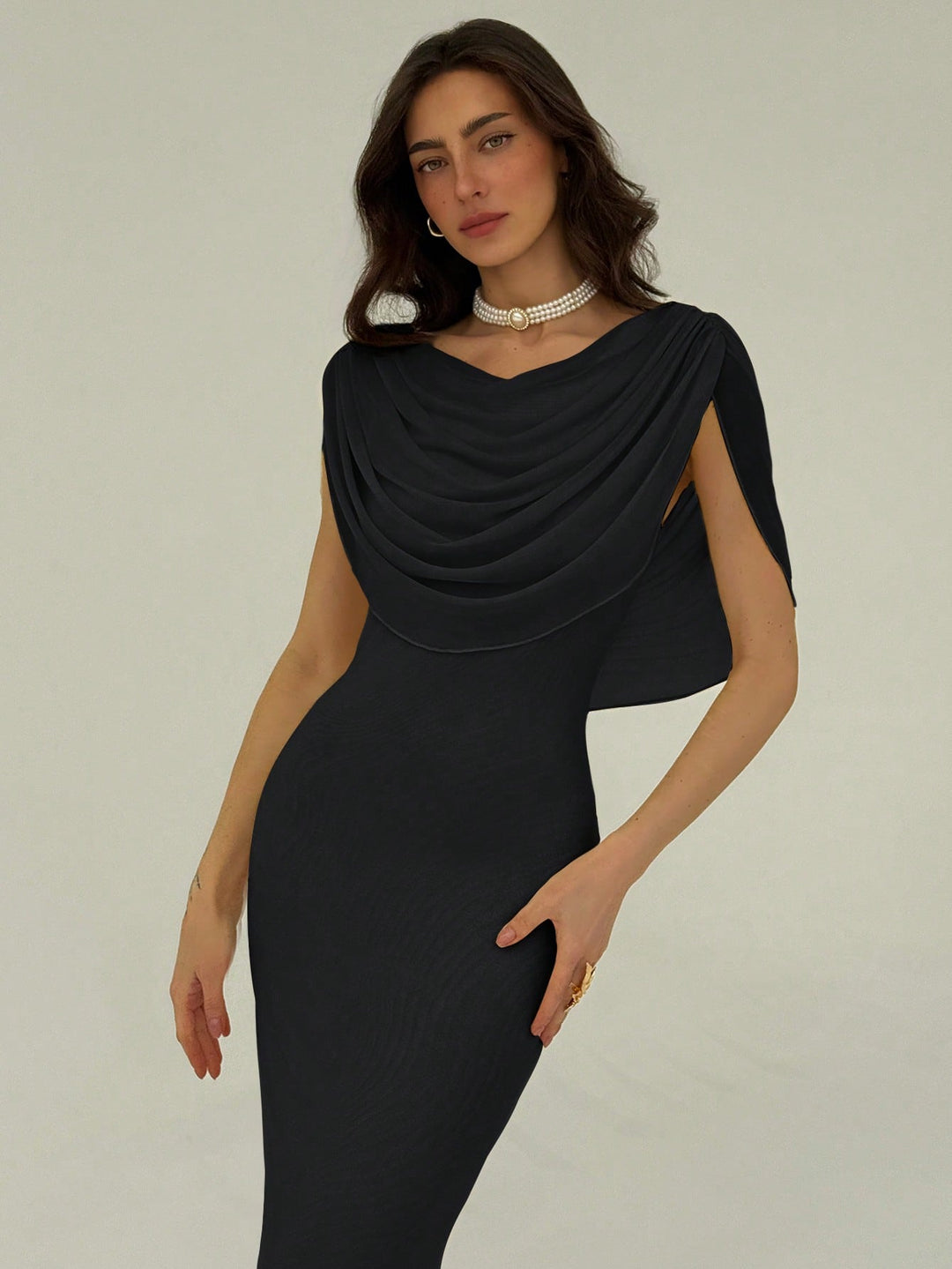 Rochie maxi SHEIN, negru