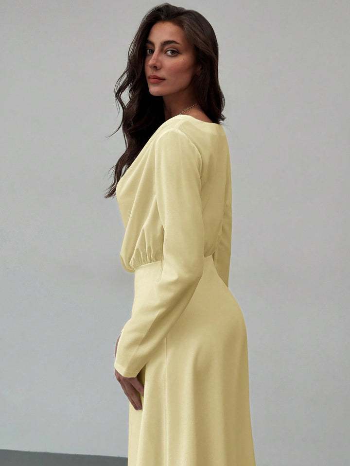 Rochie maxi SHEIN, galben