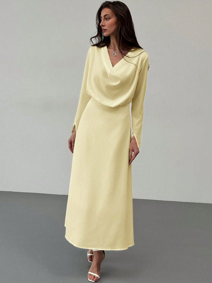 Rochie maxi SHEIN, galben