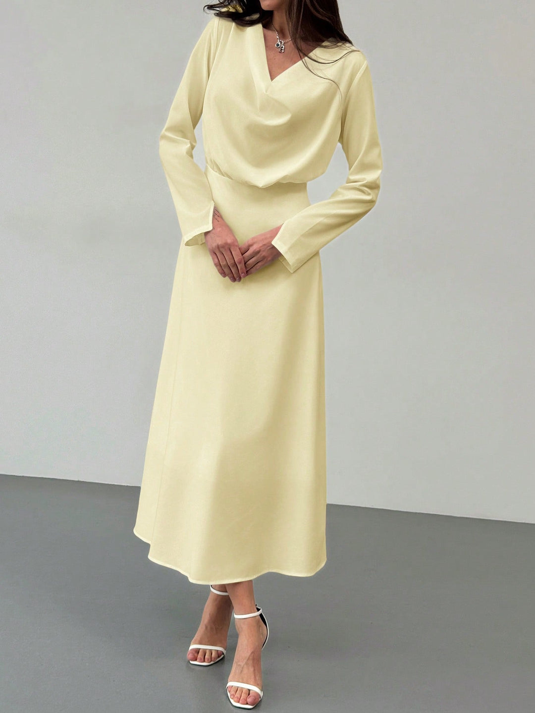 Rochie maxi SHEIN, galben