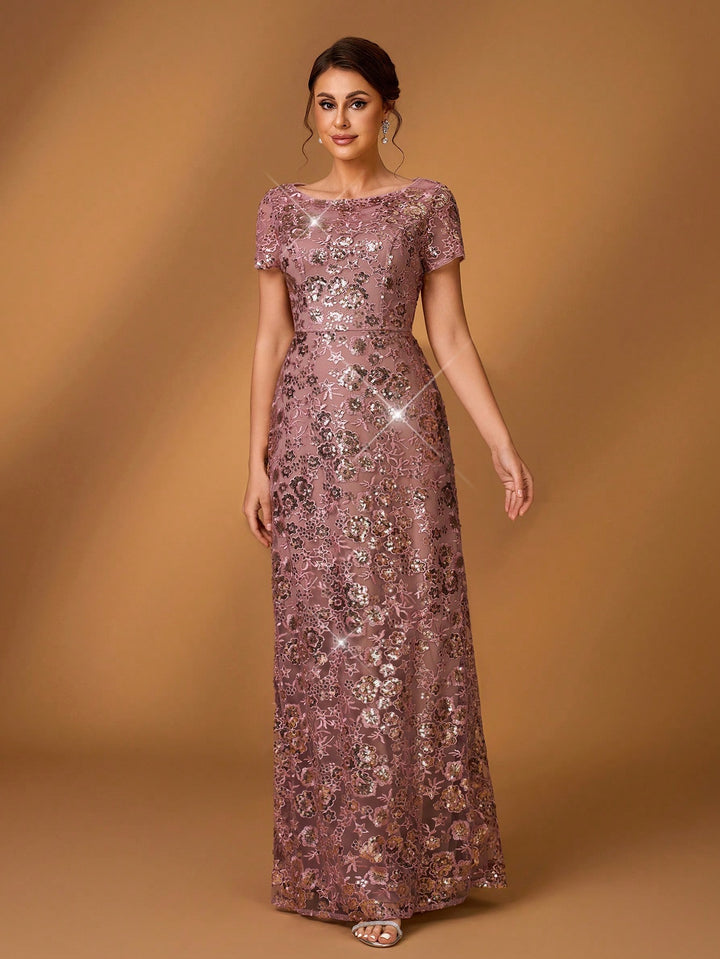 Rochie de ocazie SHEIN, roz