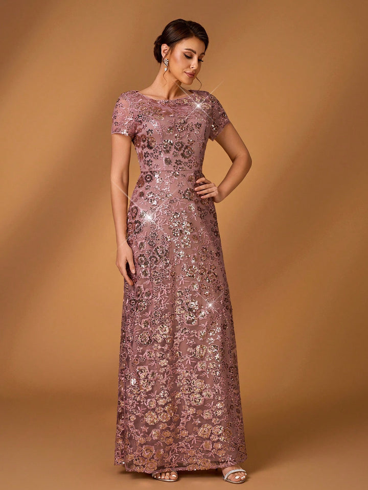Rochie de ocazie SHEIN, roz