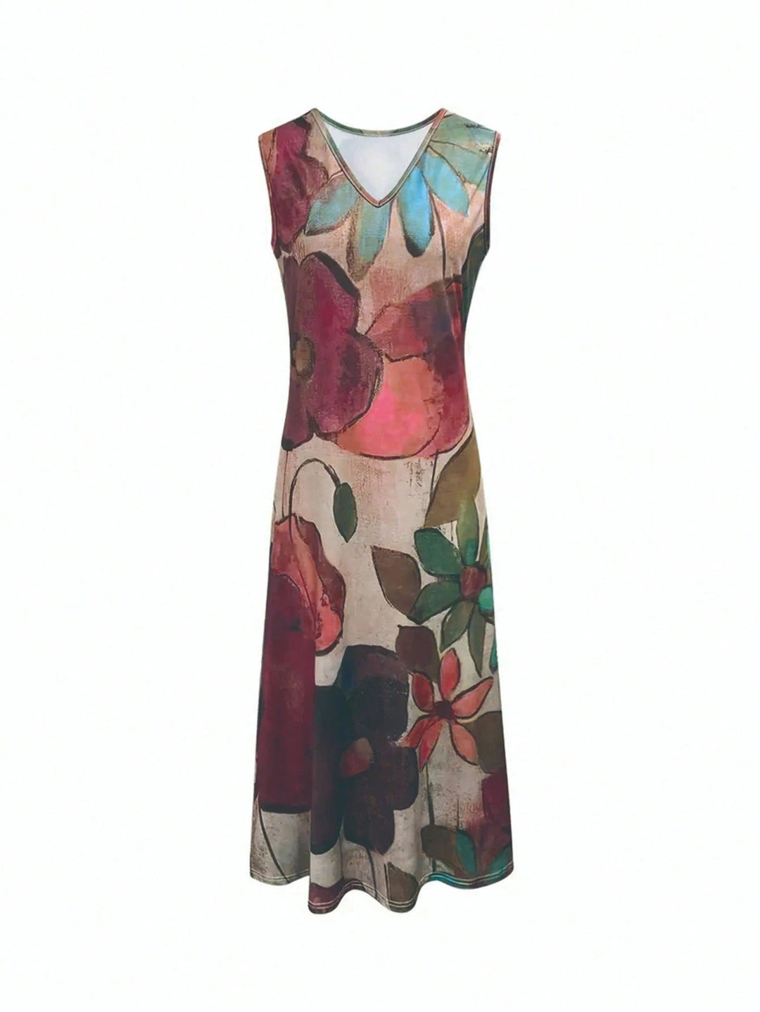 Rochie maxi SHEIN, mix culori