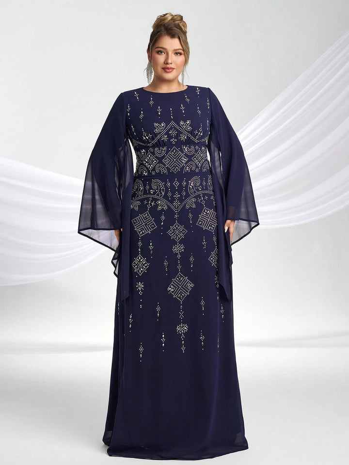 Rochie maxi SHEIN, albastru