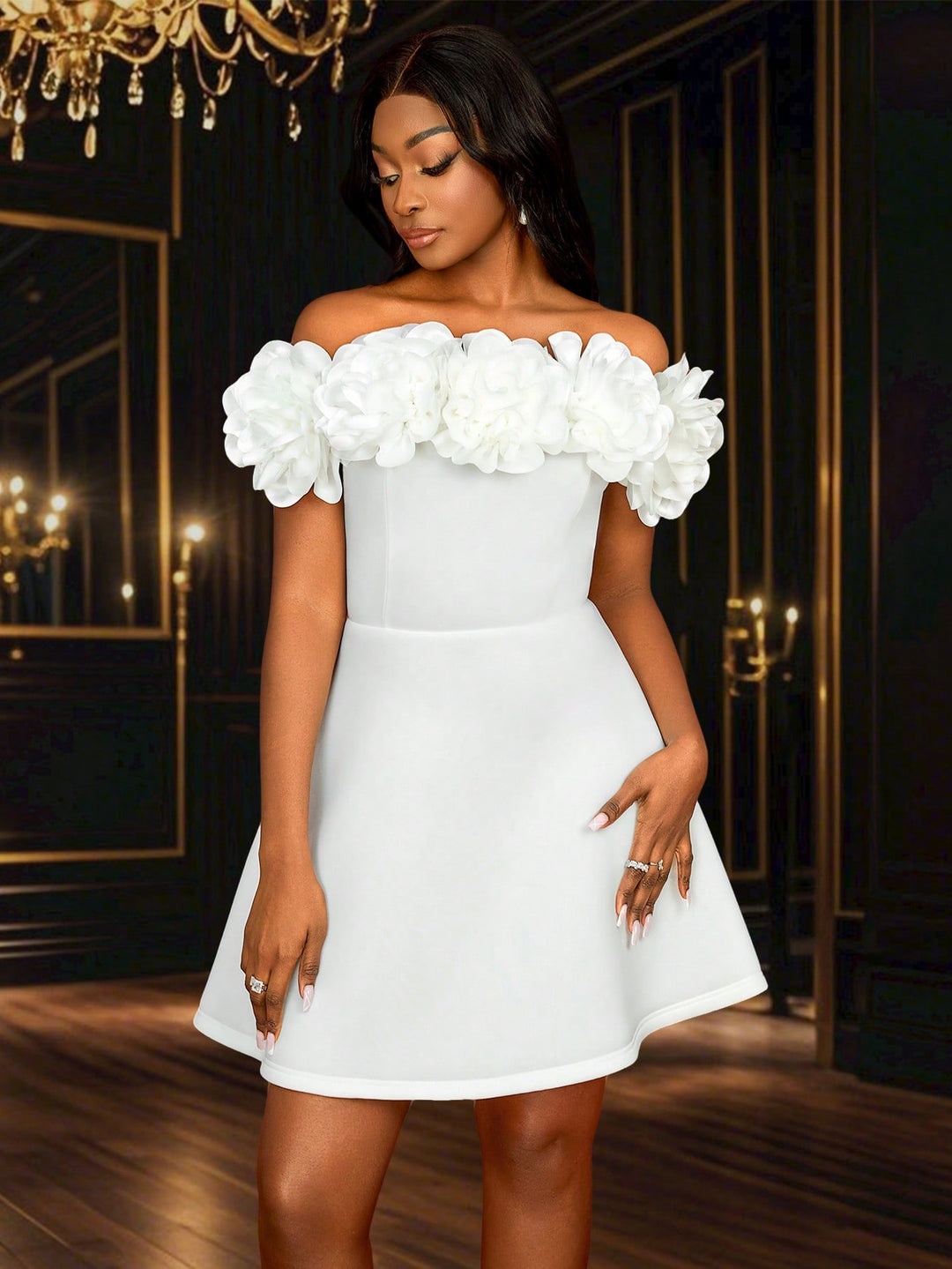 Rochie SHEIN, alb