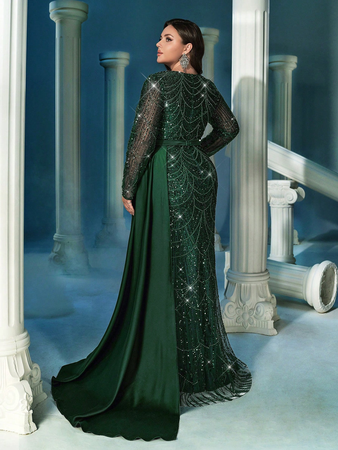 Rochie SHEIN, verde