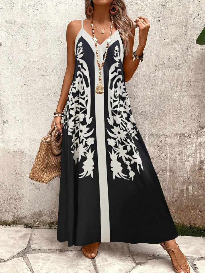 SHEIN maxi ruha, fekete