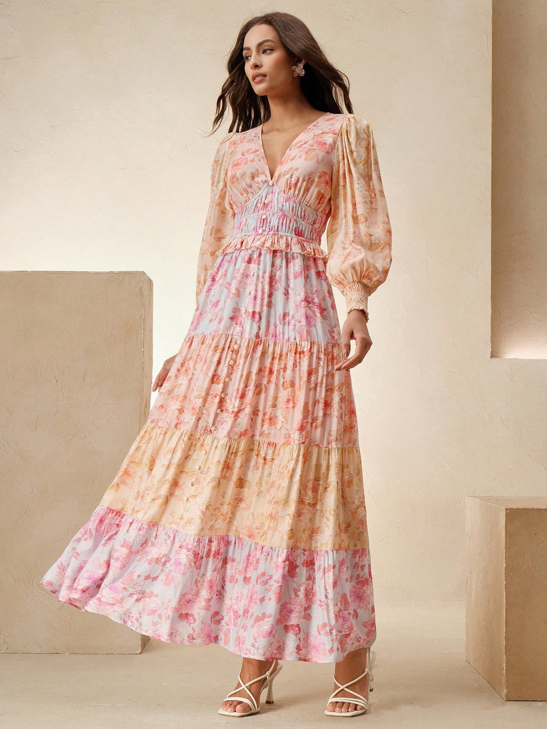 Rochie maxi SHEIN, mov