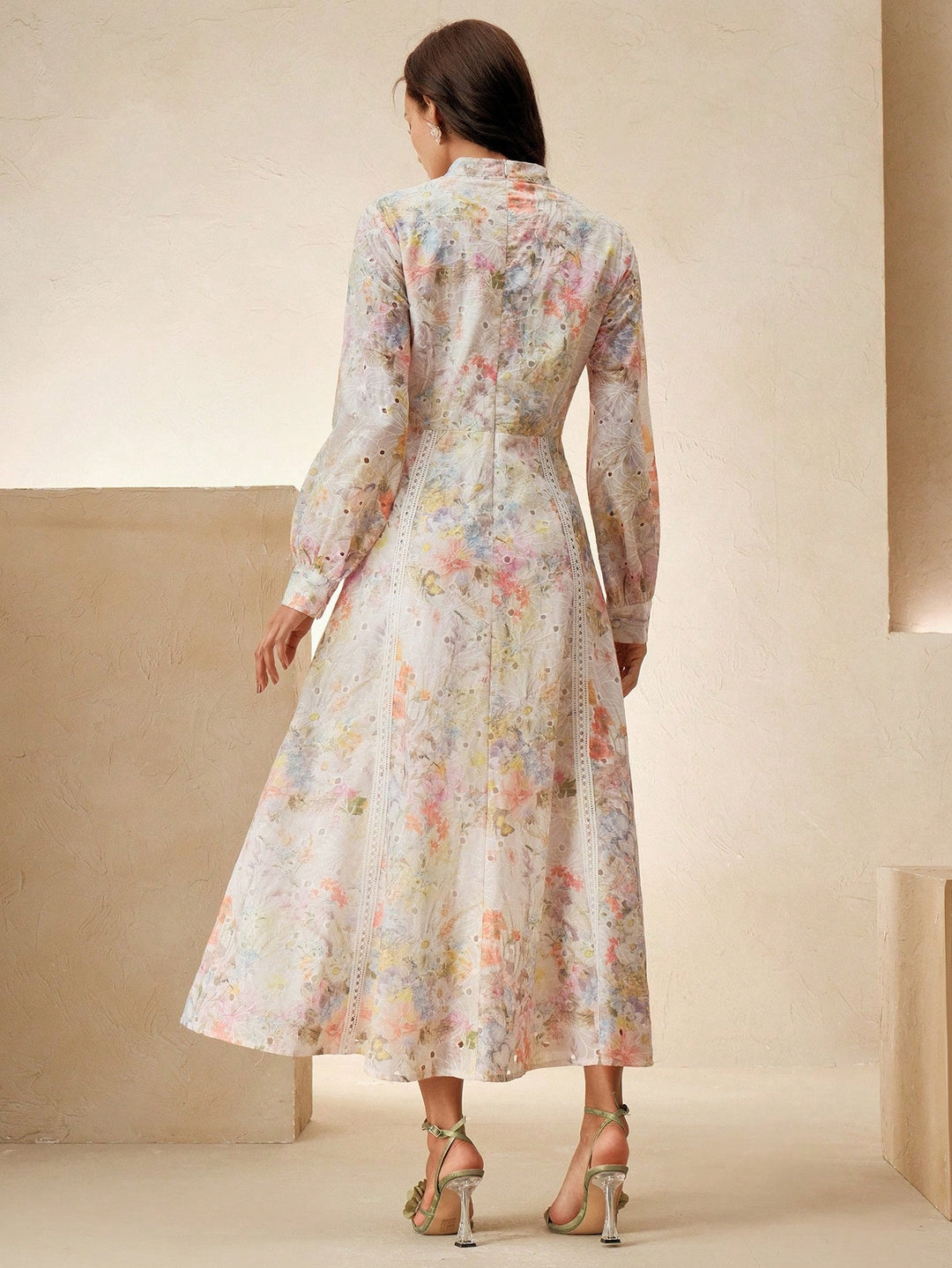 Rochie maxi SHEIN, mix culori