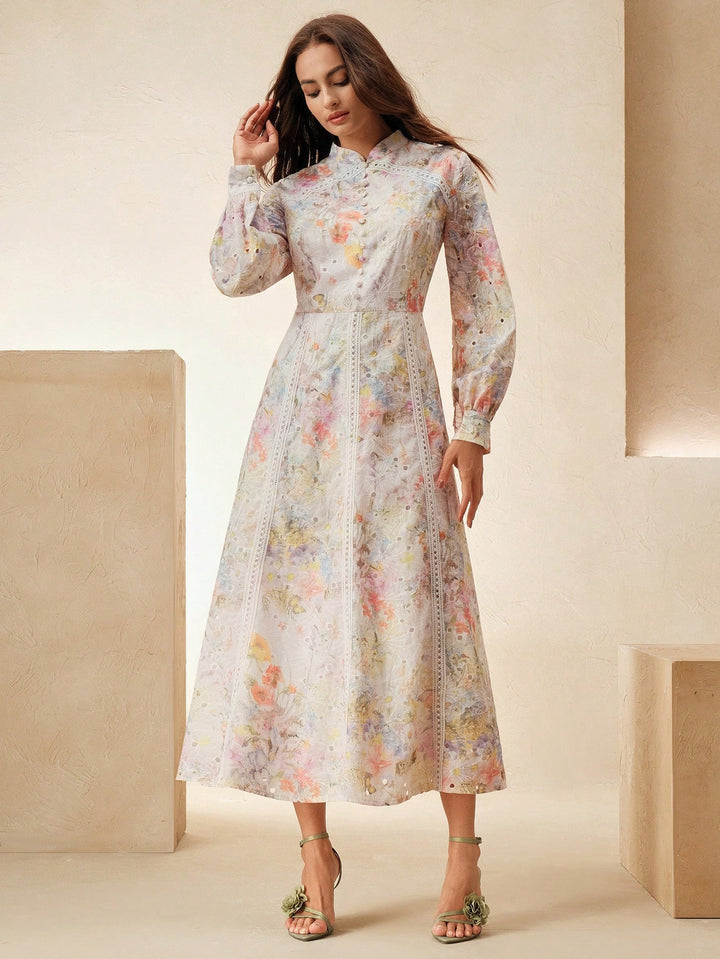 Rochie maxi SHEIN, mix culori