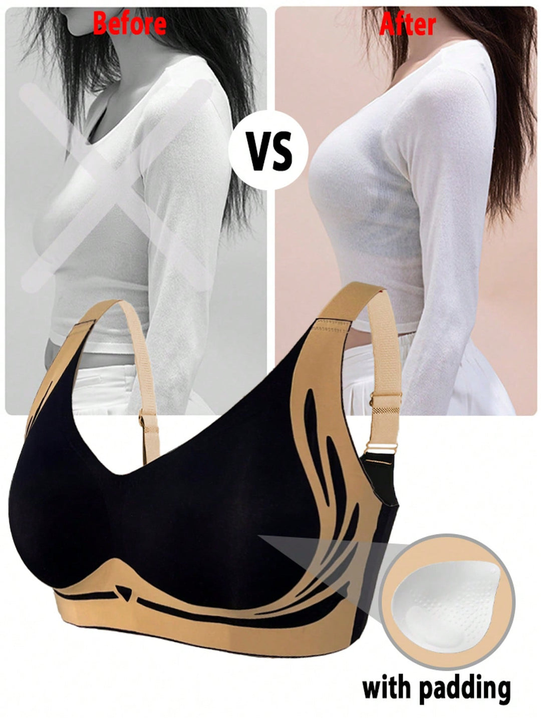 Sutien SHEIN, negru