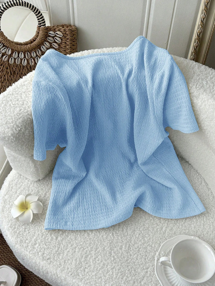 Top SHEIN, albastru