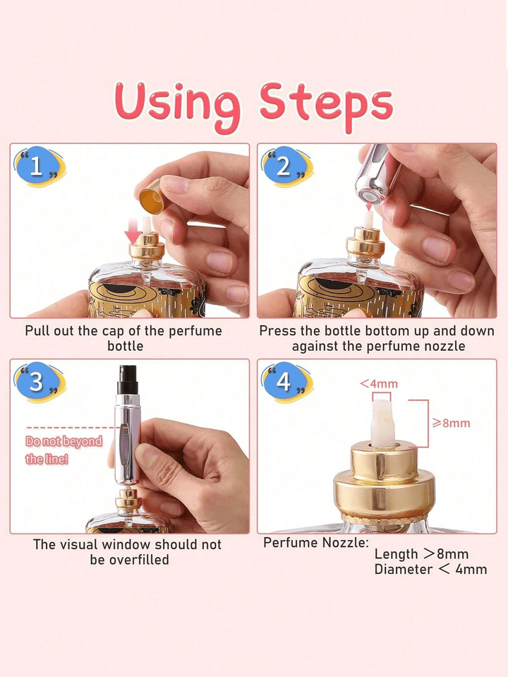 Sticluță parfum reîncărcabilă SHEIN, mix culori